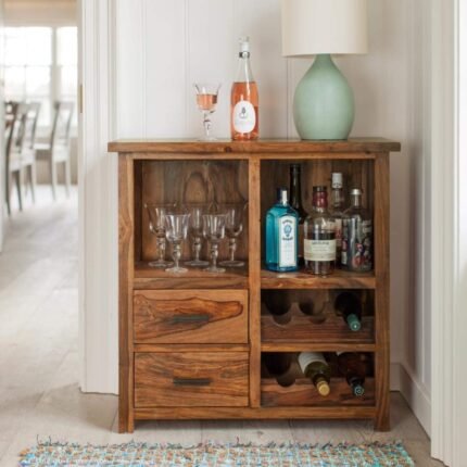 bar furniture, sheesham wood bar cabinet