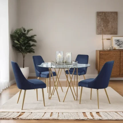 Glass Top Asterfield Dining Table