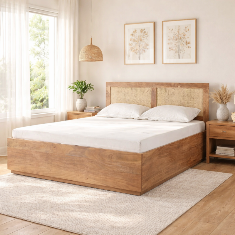 Wood Hydraulic Bed