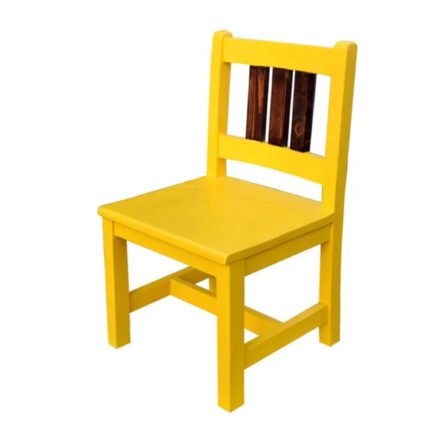 solid wood small chair, wood kids chair