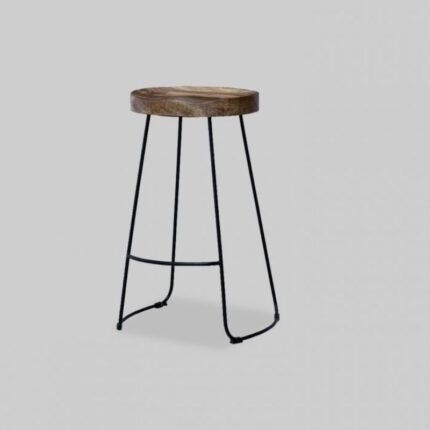 metal stool, metal bar stool