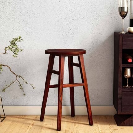 sheesham wood breakfast stool, wood breakfast stool