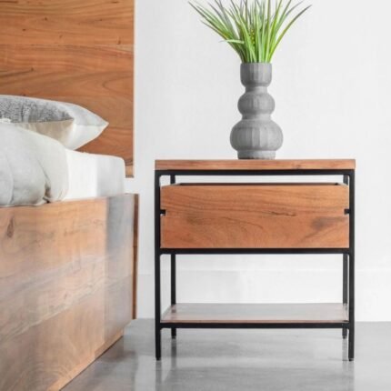 bed side cabinet, solid wood bedside cabinet