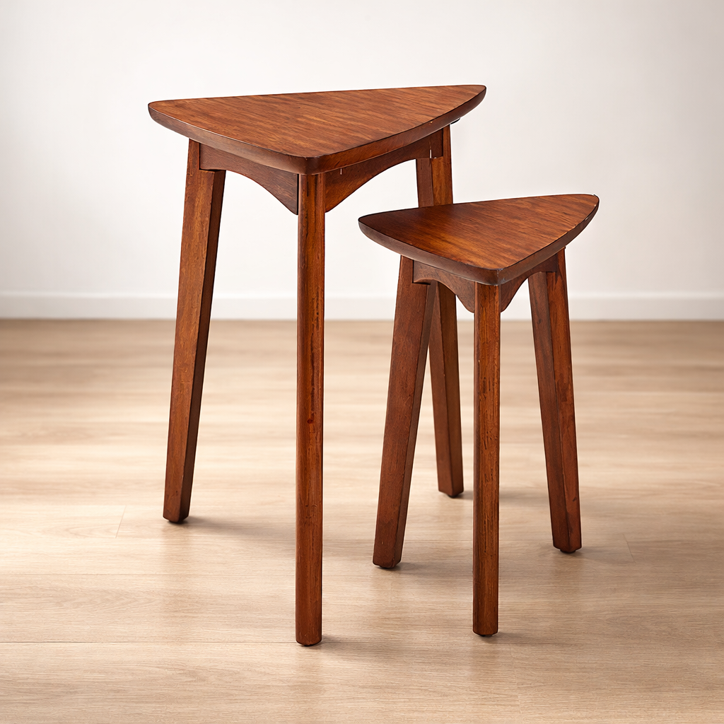 Amberstone Triangular Accent Tables Amberstone Triangular Accent Tables