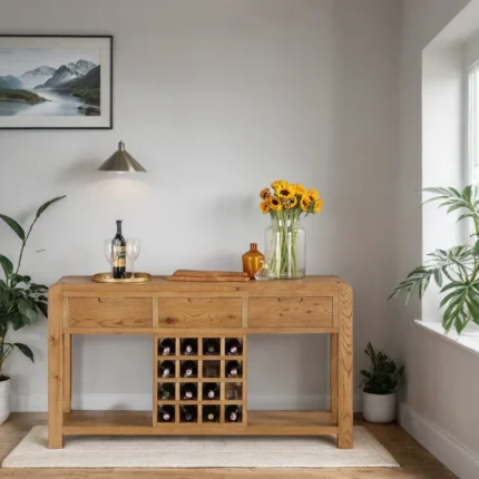 Elmshade Wooden Wine Cabinet