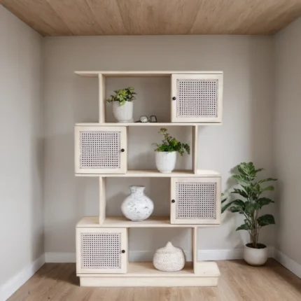 Juniper Hollow Cane Bookshelf