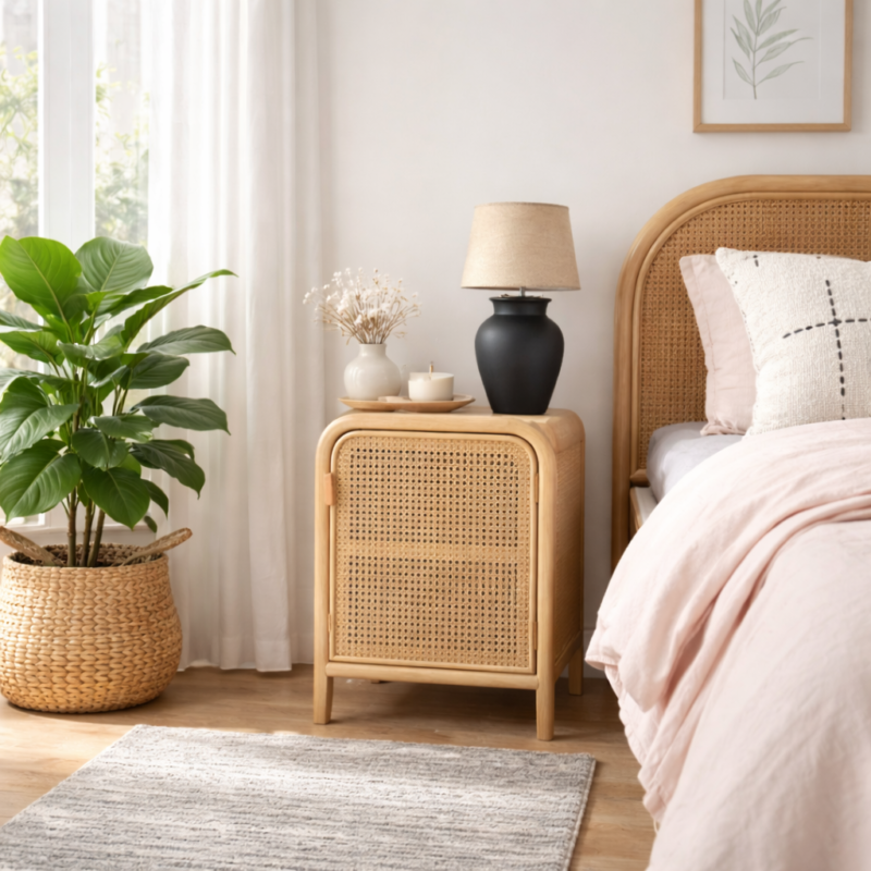 Belmont Solid Wood Bedside Table