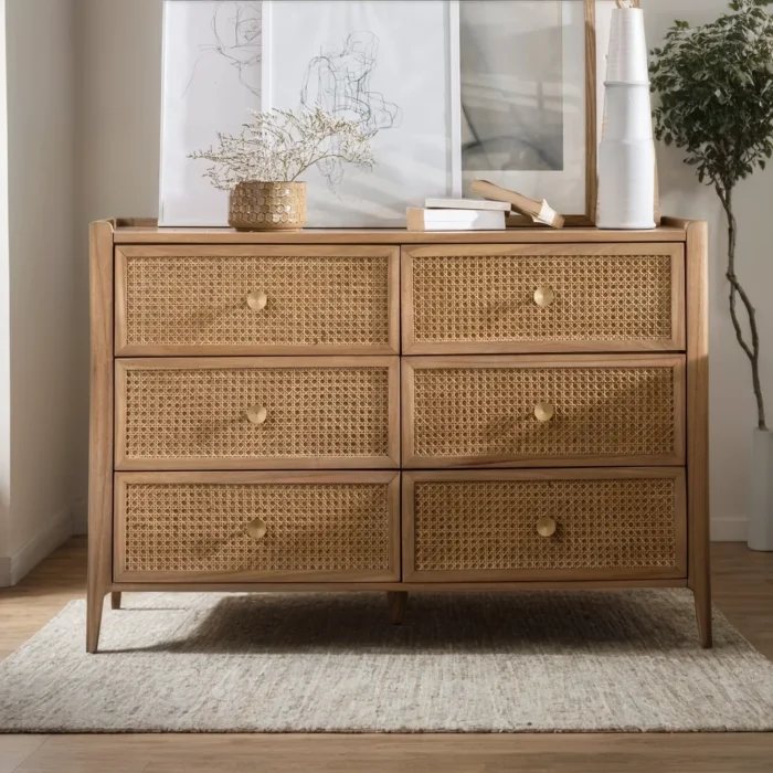 Shop Bali 6 Drawer Wide Chest of Drawer - Quality And Style