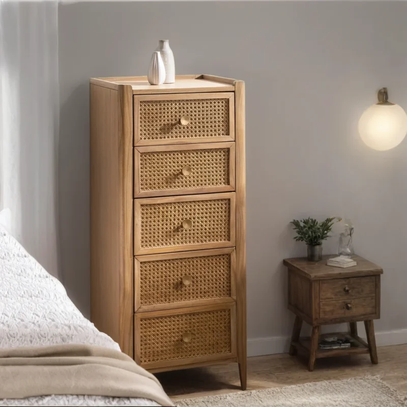 Bali 5 Drawer Tall Chest