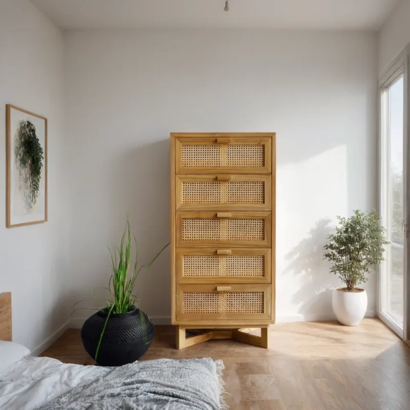 Sunshine Natural Rattan Chest of Drawers