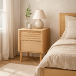 Bedside Table with 2 Drawers