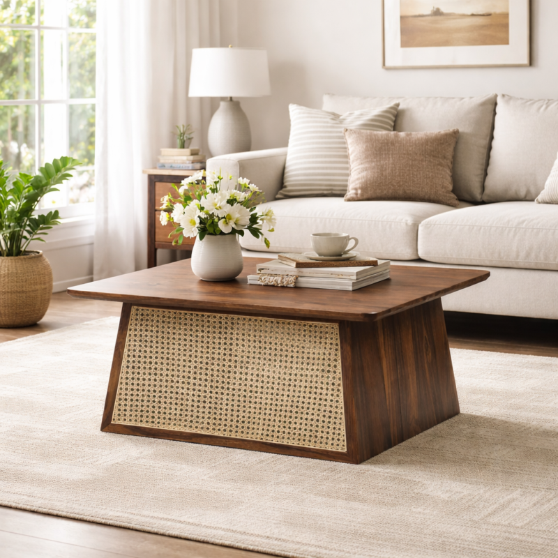 Hearthvale Rattan Coffee Table