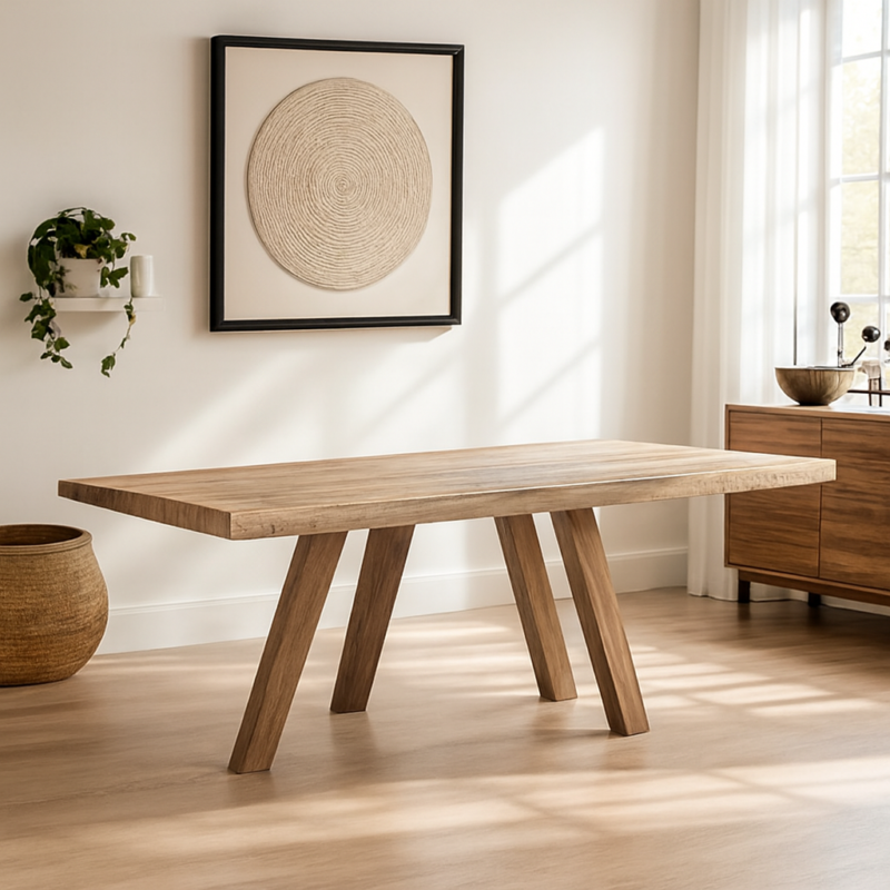 Live Edge Holloway Crest Dining Table