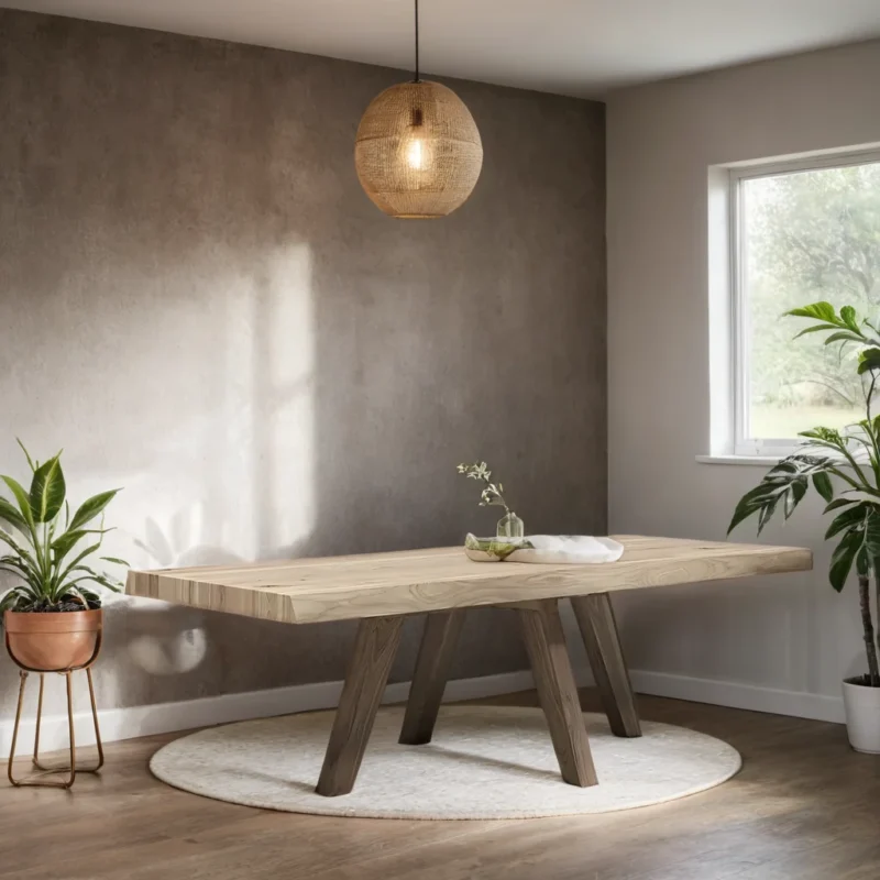 Live Edge Holloway Crest Dining Table