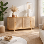 Elmspire Rattan with Doors Sideboard