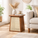 Indigocrest Rattan Side Table