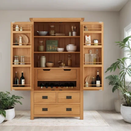 Baystone Vault Larder Bar Cabinet