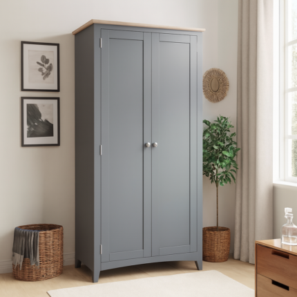 Albright 2 Door Full Hanging Wardrobe