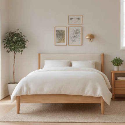 Stylish Hargrove Solid Wood Bed