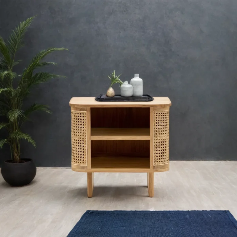 Harlow Solid Wood Bedside Table