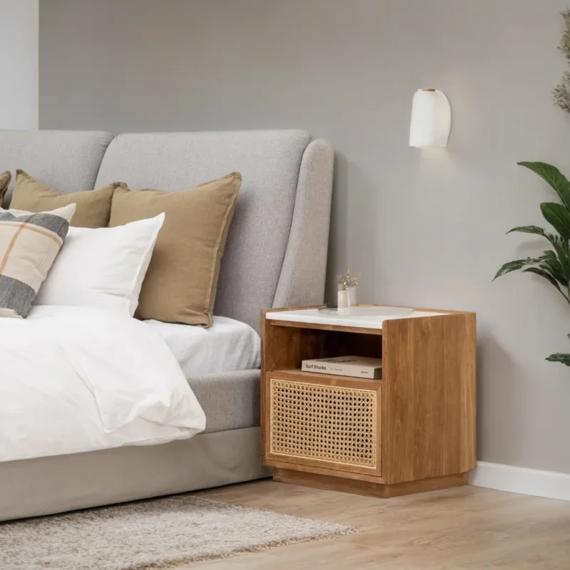 Hawthorne Solid Wood Bedside Table