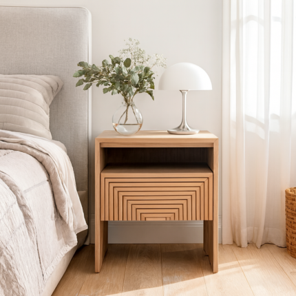 Henley Solid Wood Bedside Table