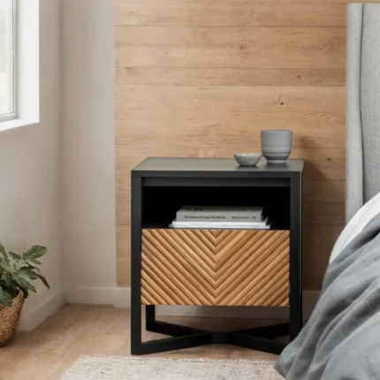 Highbury Solid Wood Bedside Table