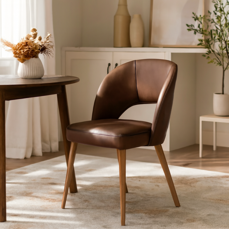 Eldridge Dining Chair Light Olive Leatherlite