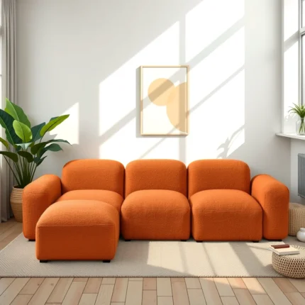 Zenith Plush Sectional Sofa