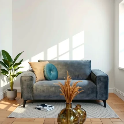 Indigo Retreat Sofa with Metal