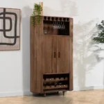 Solid Wood Lecce Wine Cabinet