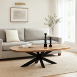 Havenbluff Coffee Table with Metal Leg