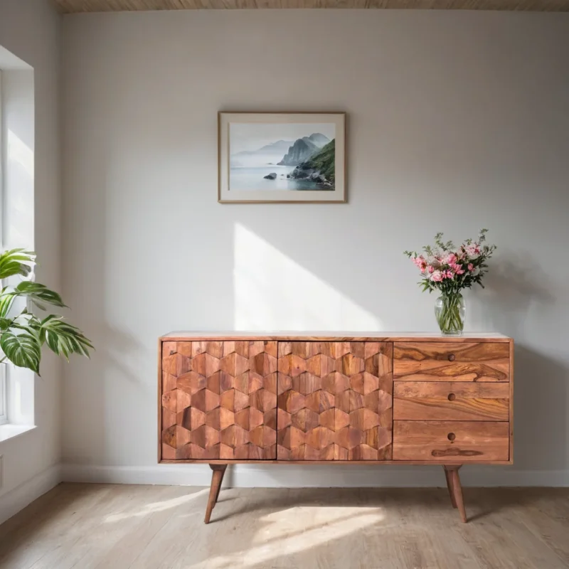 Solid Wood Fernstone Sideboard