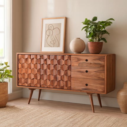 Solid Wood Fernstone Sideboard