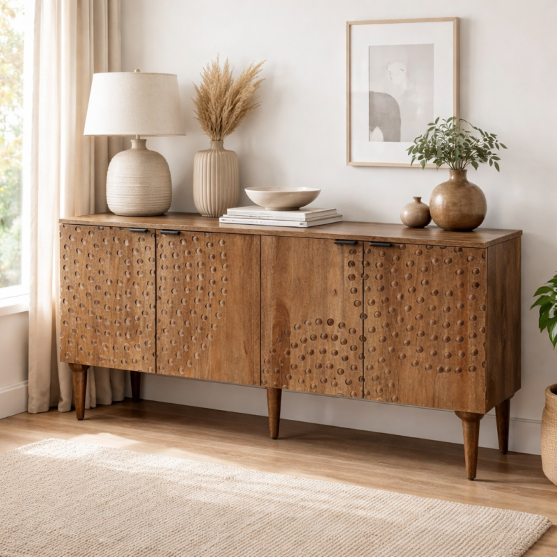 Hearthspire 4-Door Sideboard