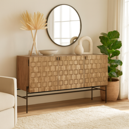 Solid Wood Laurelbend Sideboard