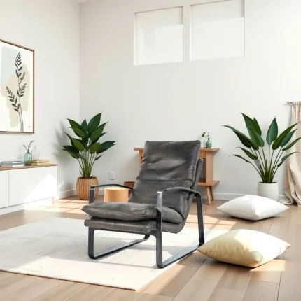 Silhouette Charm Armchair Metal Base