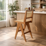 Valeridge Armless Cane Bar Chair