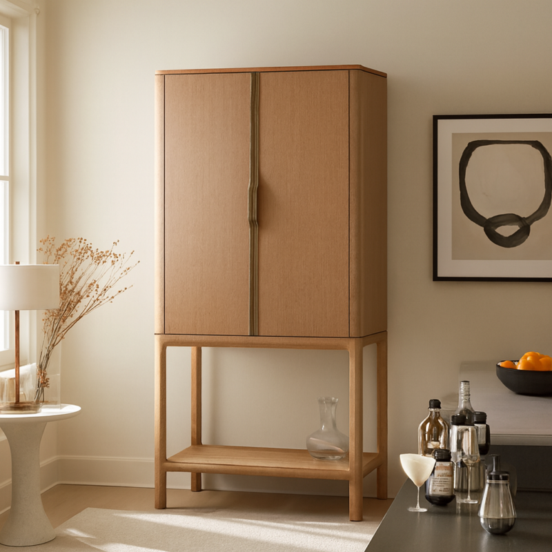 Larkspur Vault Bar Cabinet