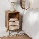 Yulara Bedside Table with 2 Drawers