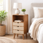 Montrose Bedside Table with 3 Drawers