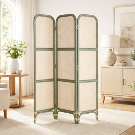 Frostline Rattan Room Divider