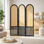 Goldenbloom Rattan Screen Room Divider