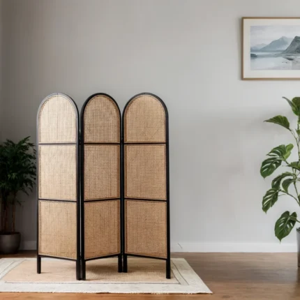 Hollowfield Rattan Screen Room Divider