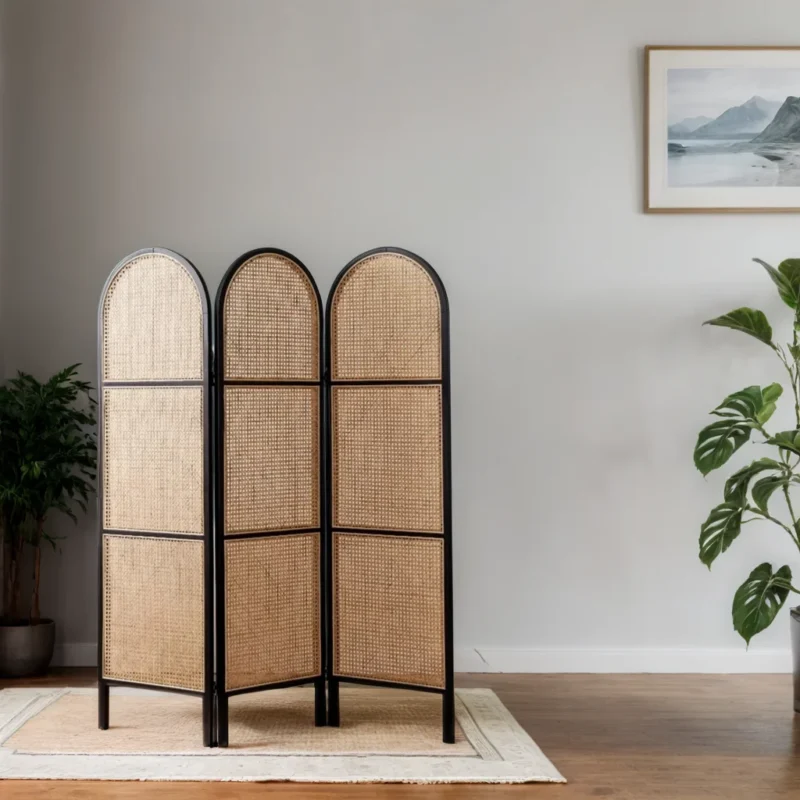 Hollowfield Rattan Screen Room Divider