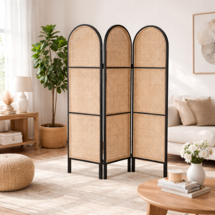 Hollowfield Rattan Screen Room Divider
