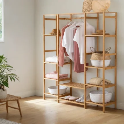 Kingsridge Open Wardrobe with Shelves