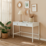 White Lynnhaven Study Table