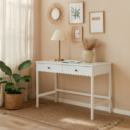White Lynnhaven Study Table