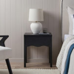 Black Malena Bedside Table